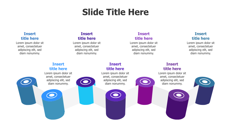 7-Point Cylinder Infographic