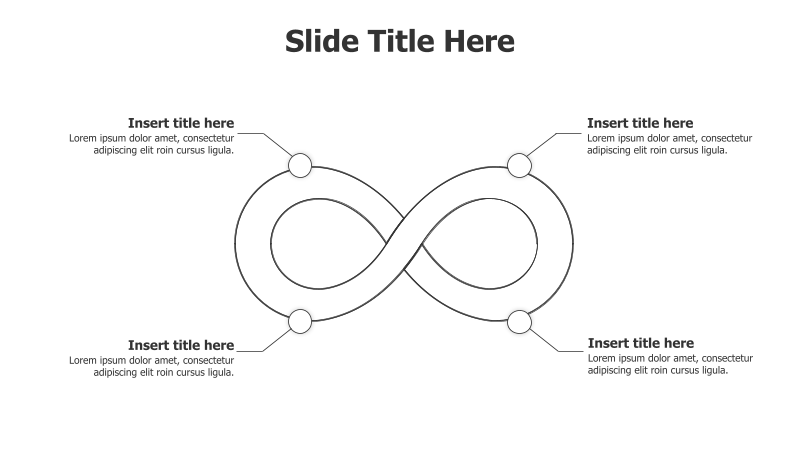 4-Point Infinity Loop Infographic