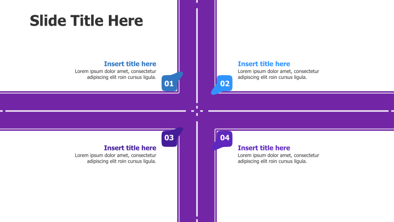 4-Point Crossroads Infographic