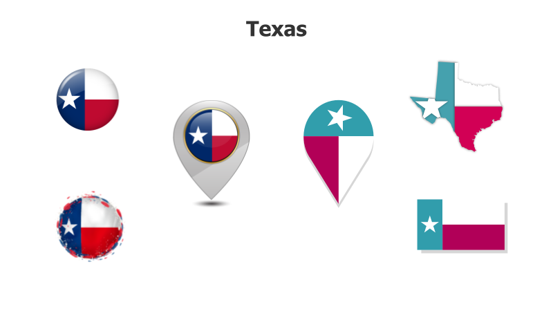 Texas State Flag Variations