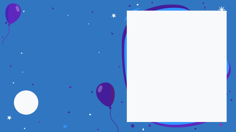 Birthday Balloons Theme Cover