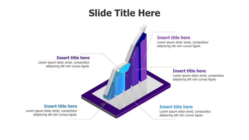 5-Point 3D Exploded Pyramid Diagram