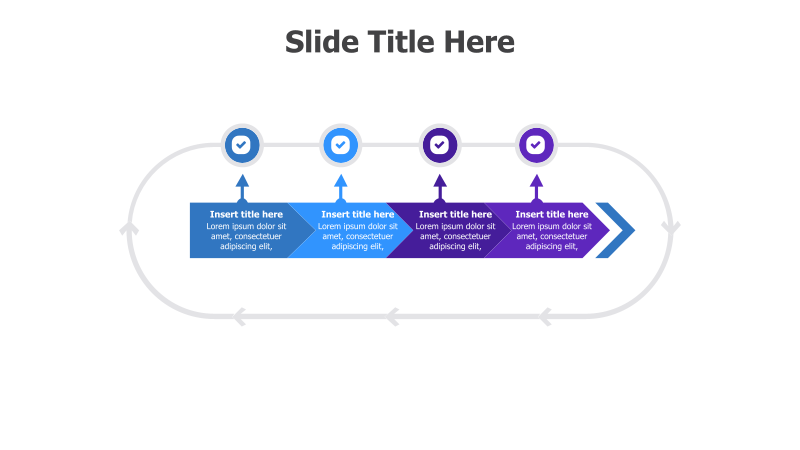 4-Step Linear Process Flow