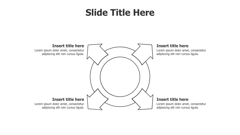 4-Point Circular Outline Diagram