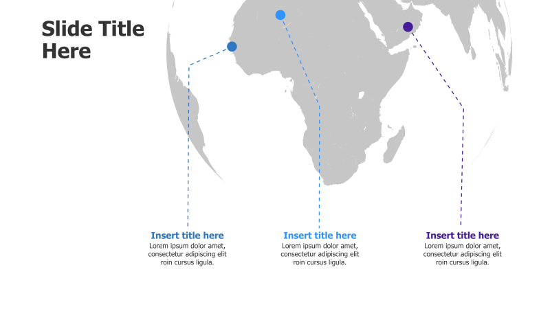 3-Point Africa Map Infographic