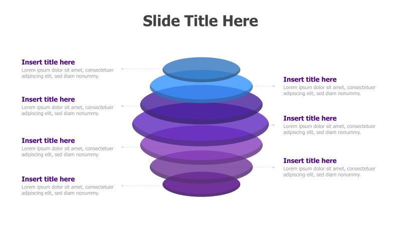 7-Level 3D Stacked Layers Diagram