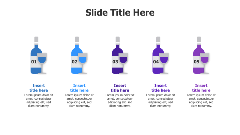 5-Step Wine Bottle Infographic