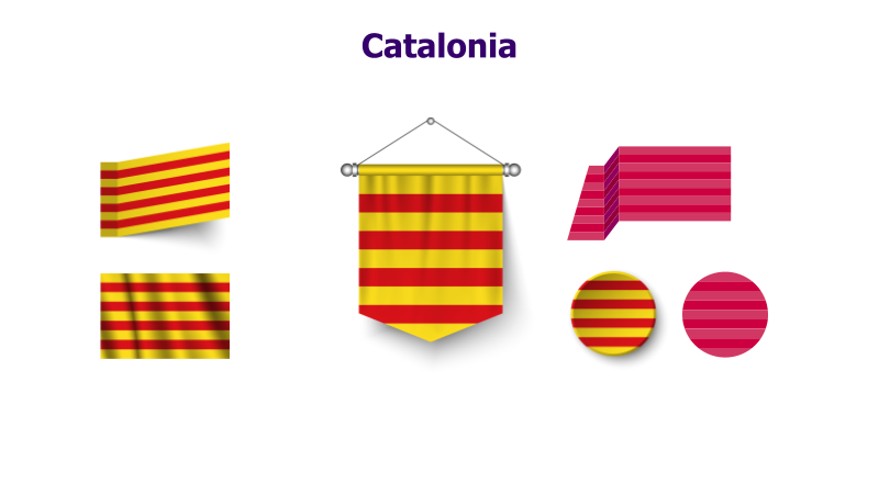Catalonia Flag Variations