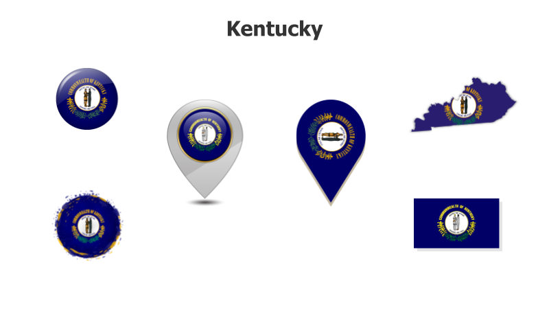 Kentucky State Flag Variations