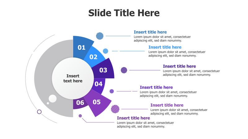 6-Point Circular Process with Text