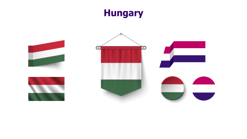 Hungary Flag Variations