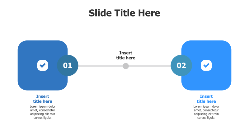 Two-Step Comparison Infographic
