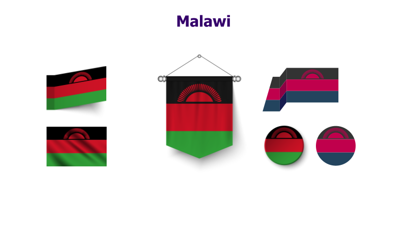 Malawi Flag Variations