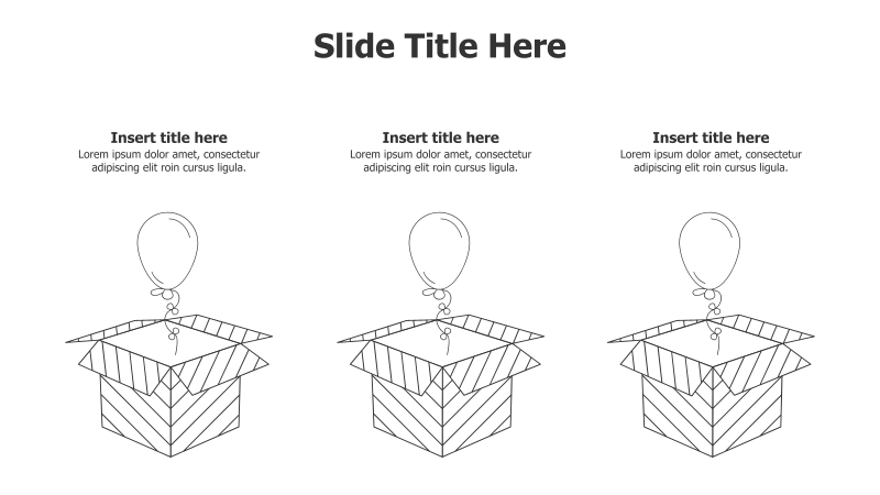 3-Part Process with Gift Boxes