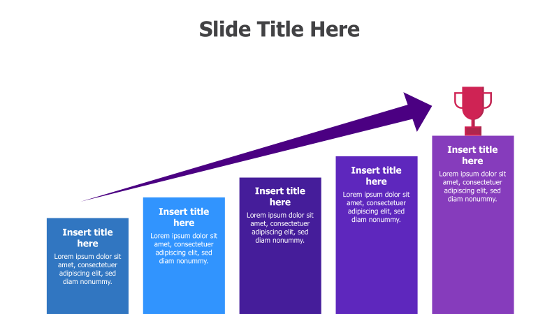 5-Step Goal to Achievement Diagram
