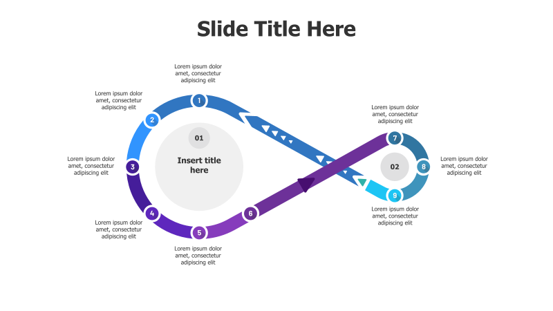 8-Point Infinity Loop Infographic