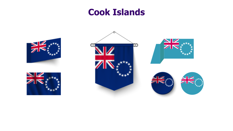 Cook Islands Flag Variations