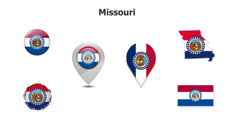 Missouri State Flag Variations