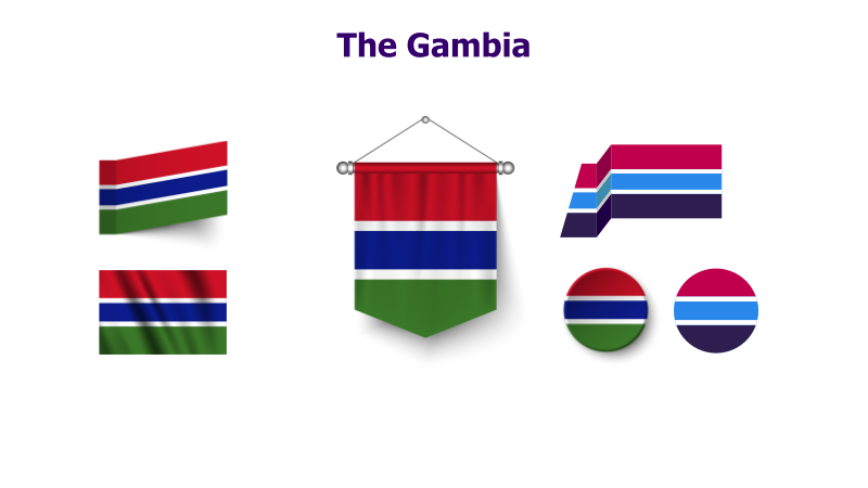 The Gambia Flags Collection