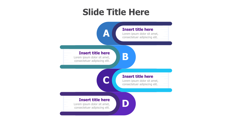 4-Point Stacked Ribbon Diagram