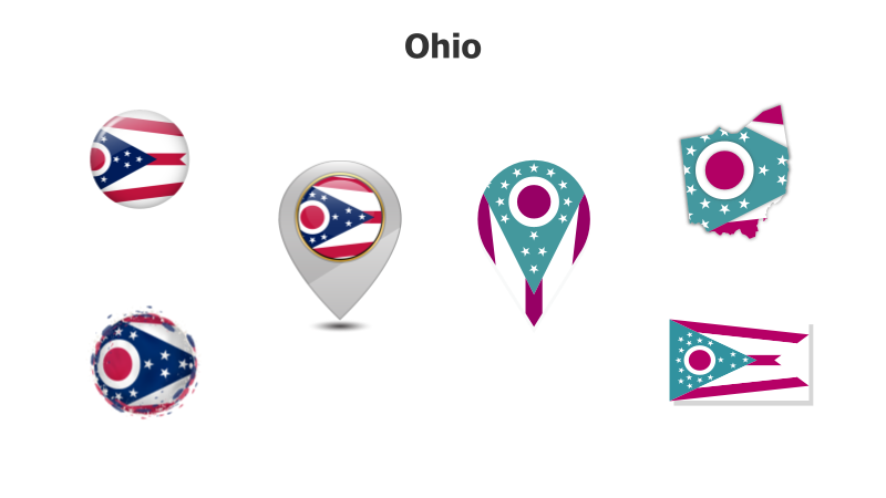 Ohio State Flag Variations