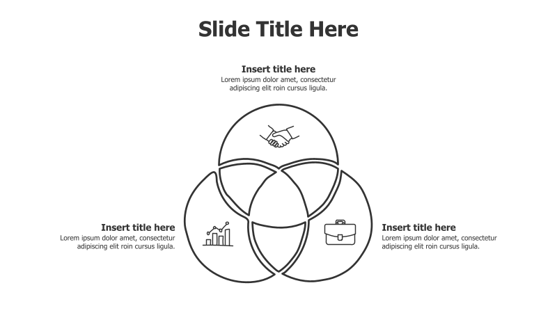 3-Point Venn Diagram with Icons