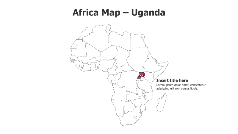 Africa Map – Uganda