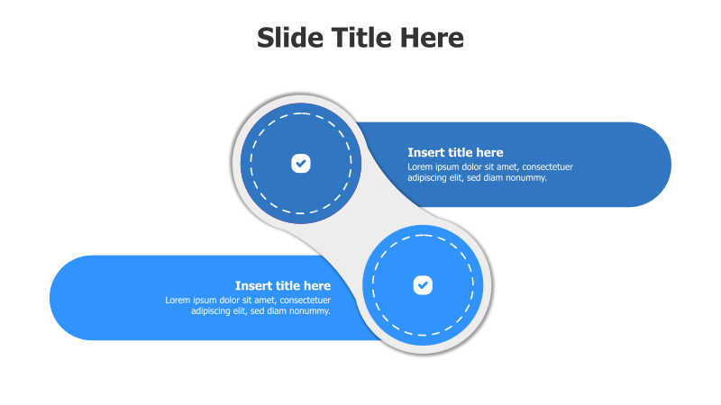 2-Point Curved Stripe Infographic