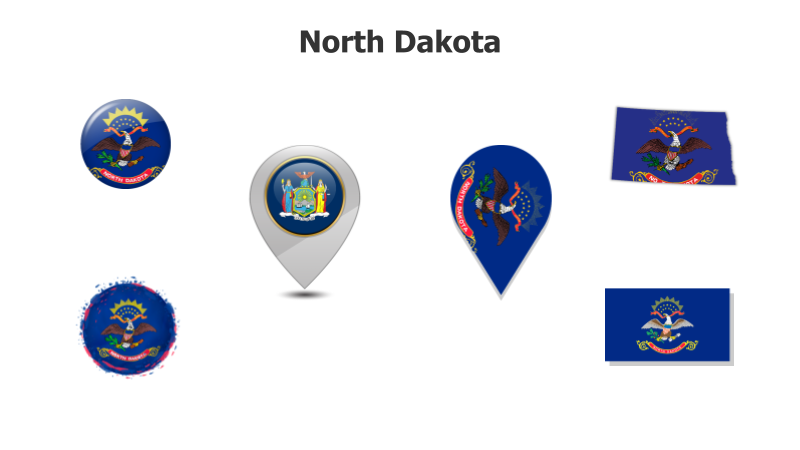 North Dakota Flag Variations