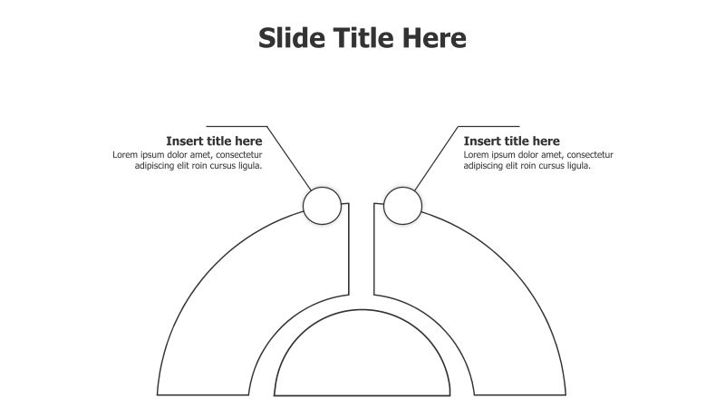 2-Point Half Circle Infographic