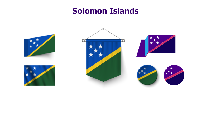 Solomon Islands Flag Variations
