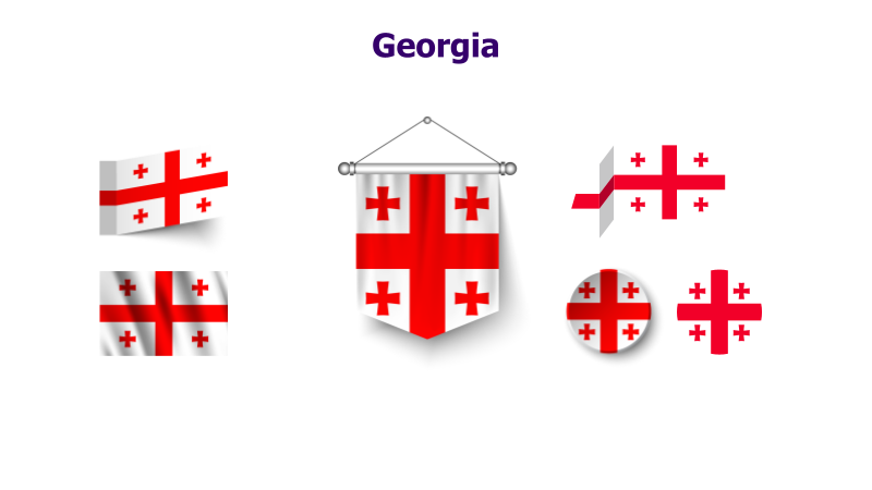 Georgia Flag Variations