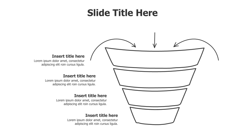 4-Point Funnel with Arrows