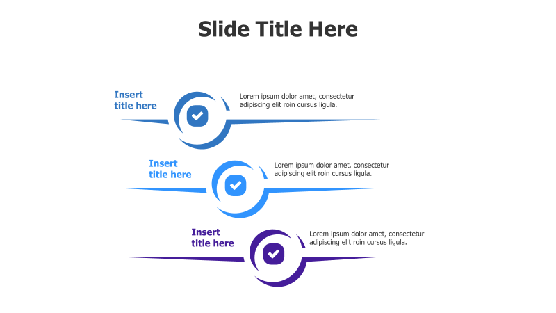 3-Point Process with Checkmark Icons