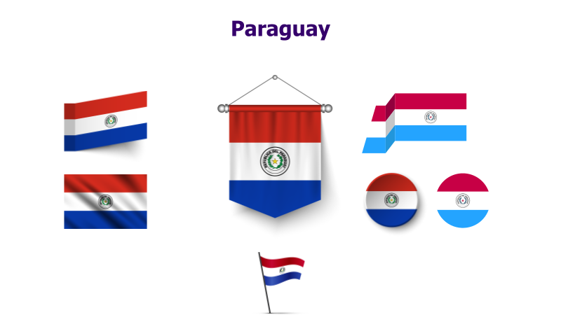 Paraguay Flag Variations