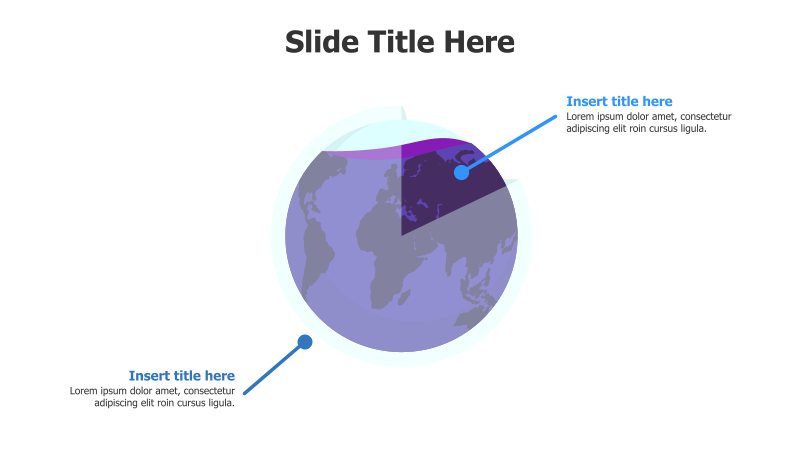 2-Point Divided Earth Infographic