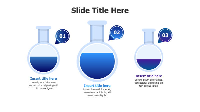 3-Step Test Tube Infographic
