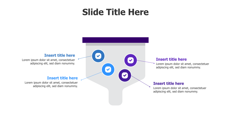 4-Point Funnel with Icons