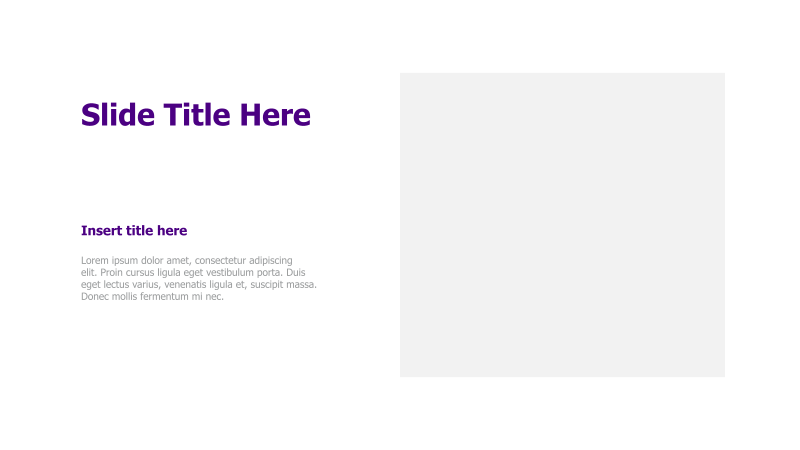 Title and Text Placeholder