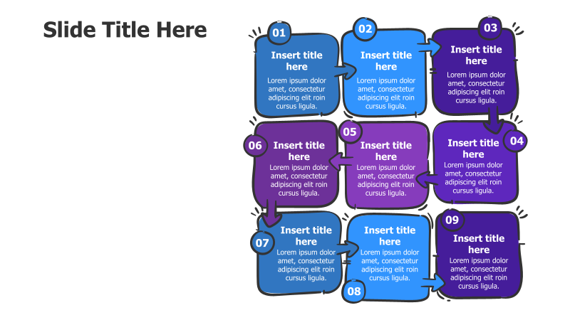 9-Point Doodle Block Infographic
