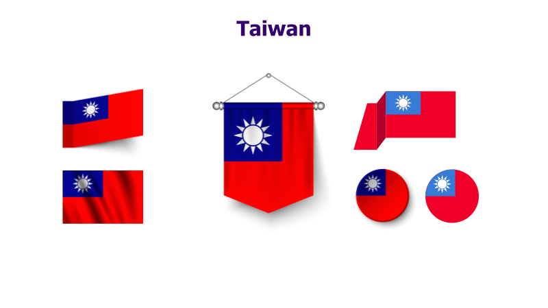 Taiwan Flag Variations