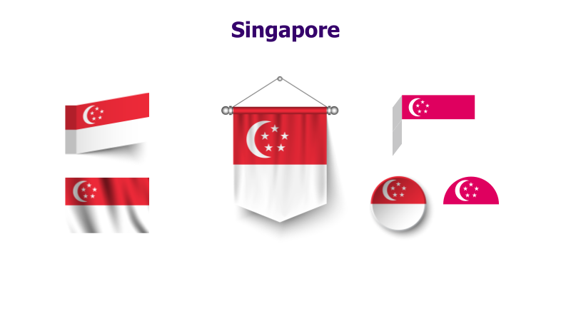 Singapore Flag Variations