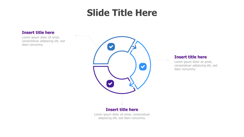 3-Point Circular Process with Arrows
