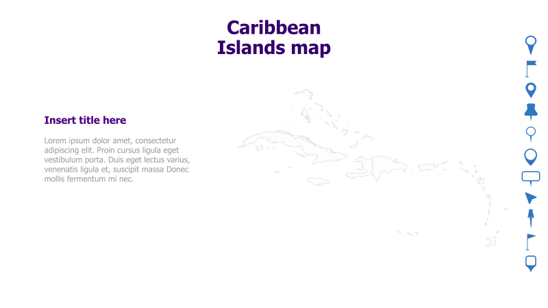 Caribbean Islands Map