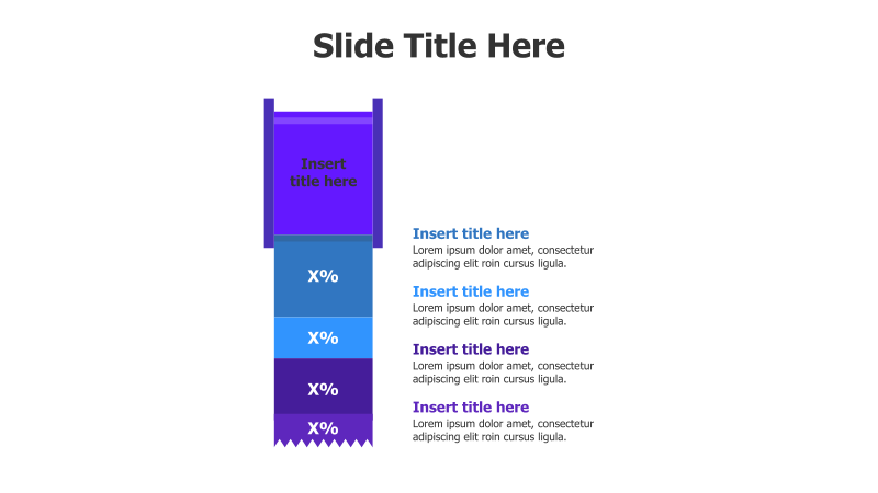 4-Level Stacked Bar Infographic