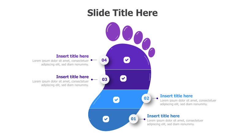4-Step Footprint Infographic