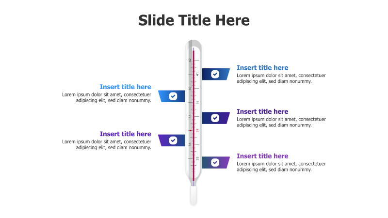 5-Point Thermometer Infographic