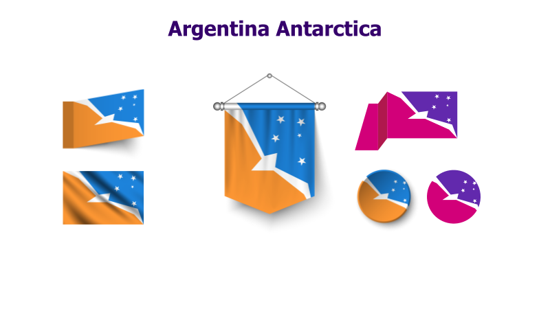 Argentina Antarctica Flag Variations
