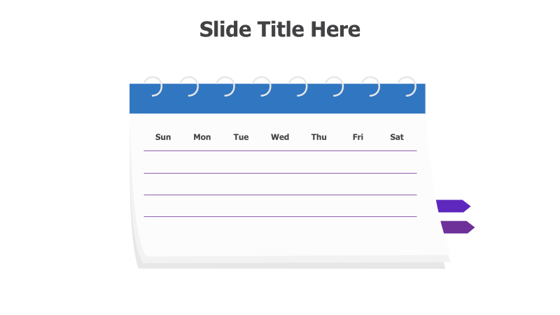 Weekly Calendar Template