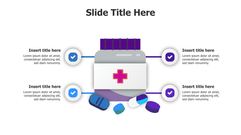 4 Points Medication Infographic